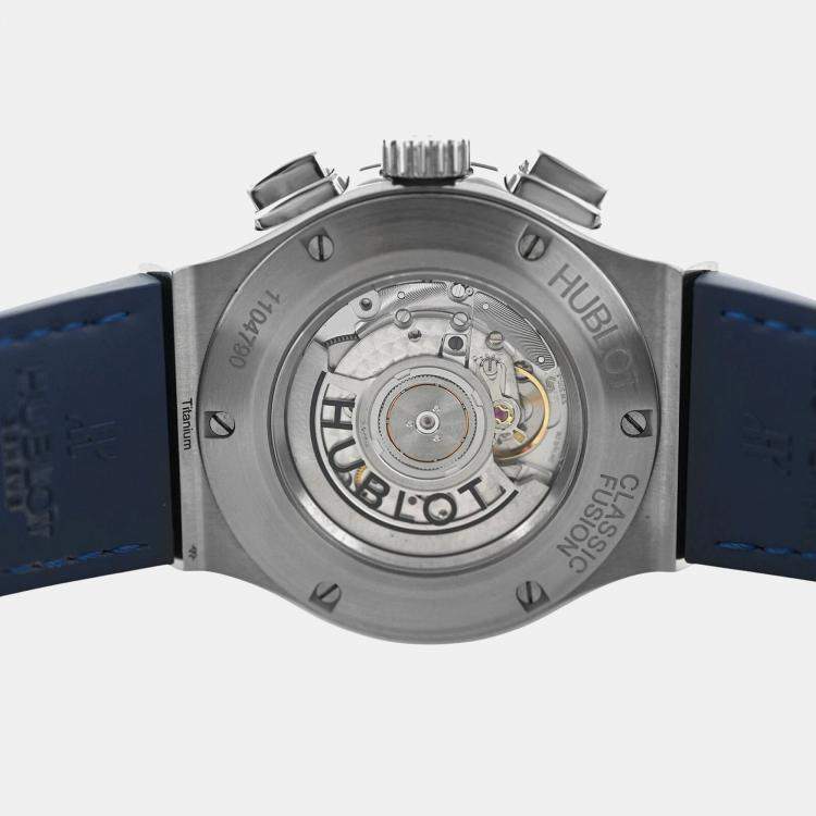Pre Owned Hublot Classic Fusion 521.NX.7071.LR Automatic Grey Titanium Men's Wristwatch 45 mm