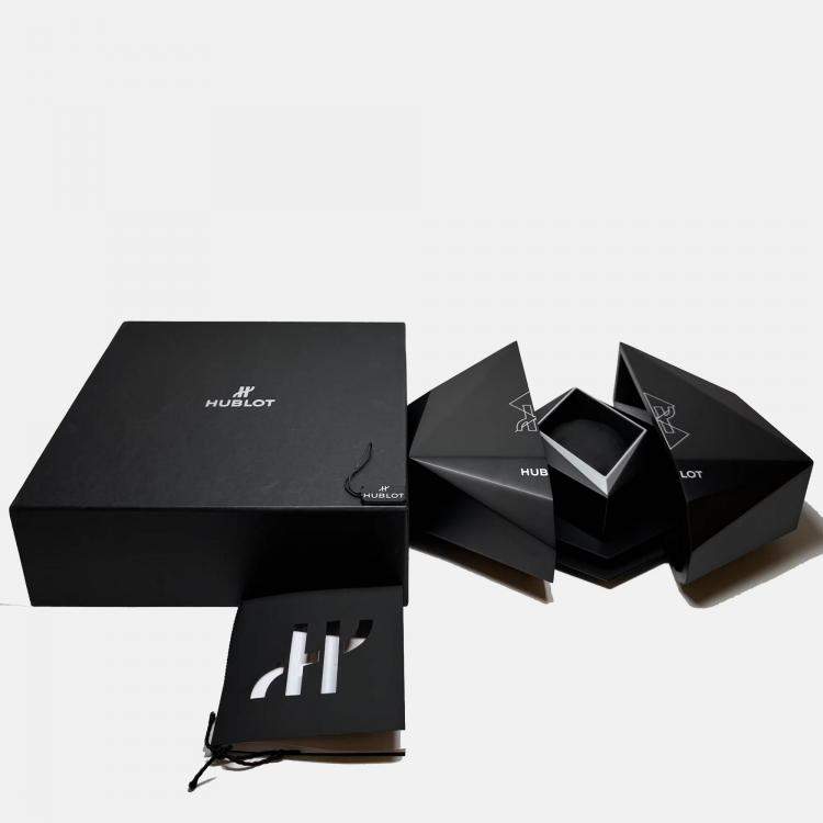 Pre Owned Pre-Owned Hublot Spirit of Big Bang Sang Bleu "All Black" Limited Edition 648.CX.0114.RX.MXM23 Men's Watch Automatic 42 mm
