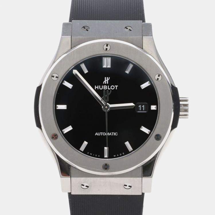 Pre Owned Hublot Classic Fusion 542.NX.1270.RX Automatic Titanium Men's Wristwatch 42 mm