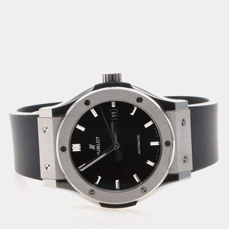 Pre Owned Hublot Classic Fusion 542.NX.1270.RX Automatic Titanium Men's Wristwatch 42 mm