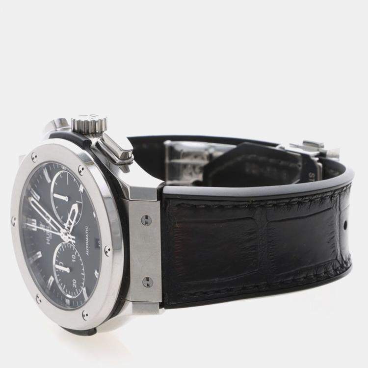 مملوكة مسبقًا Hublot Classic Fusion 521.NX.1170.LR Automatic Titanium Men's Wristwatch 45 mm