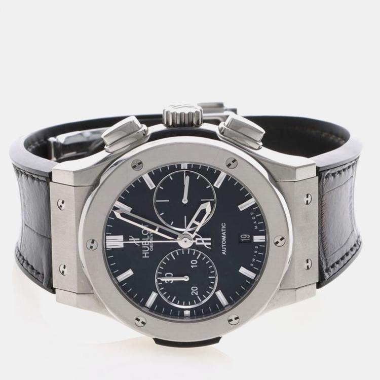 مملوكة مسبقًا Hublot Classic Fusion 521.NX.1170.LR Automatic Titanium Men's Wristwatch 45 mm