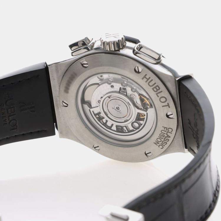 مملوكة مسبقًا Hublot Classic Fusion 521.NX.1170.LR Automatic Titanium Men's Wristwatch 45 mm