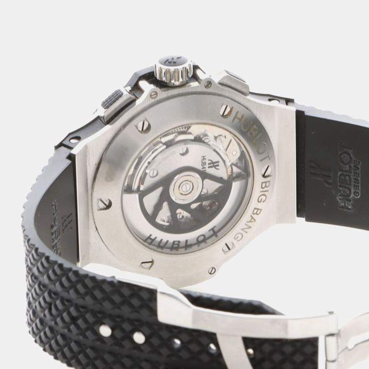 Pre Owned Hublot Big Bang Chrono 301.SB.131.RX Automatic Ceramic Stainless Steel Men's Wristwatch 44 mm
