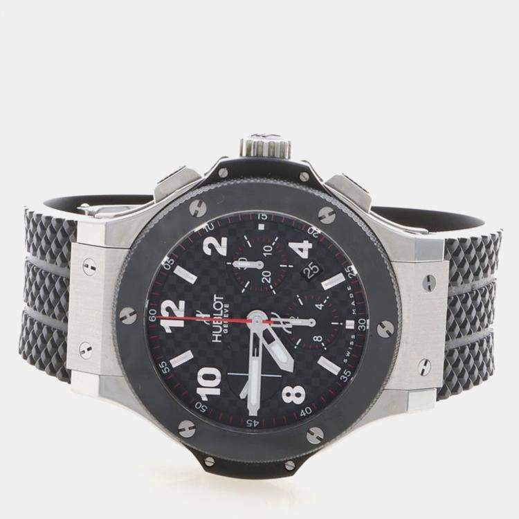 Pre Owned Hublot Big Bang Chrono 301.SB.131.RX Automatic Ceramic Stainless Steel Men's Wristwatch 44 mm