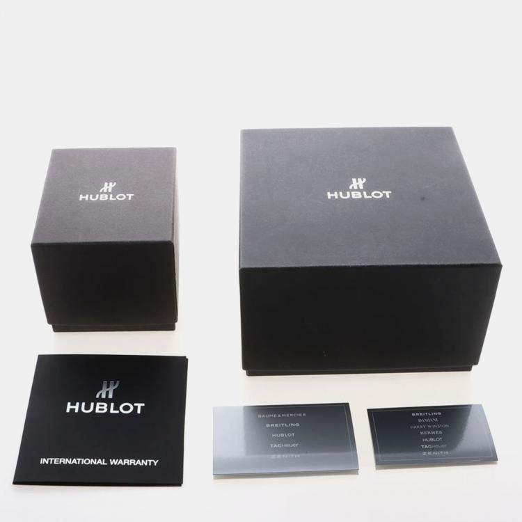 Pre Owned Hublot Big Bang Chrono 301.SB.131.RX Automatic Ceramic Stainless Steel Men's Wristwatch 44 mm