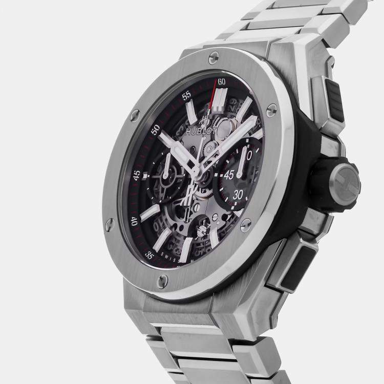 Pre Owned Pre-Owned Hublot Big Bang Integral 451.NX.1170.NX Black Automatic Titanium Men's Wristwatch 42 mm