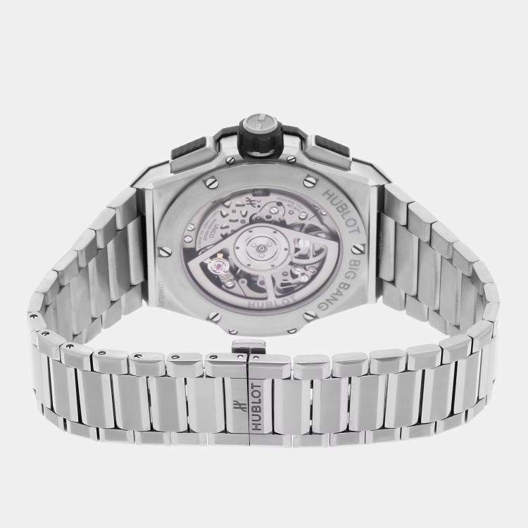 Pre Owned Pre-Owned Hublot Big Bang Integral 451.NX.1170.NX Black Automatic Titanium Men's Wristwatch 42 mm