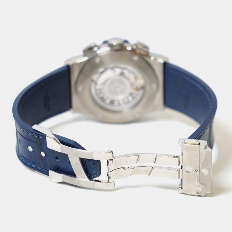 مملوكة مسبقًا Hublot Classic Fusion 541.NX.7170.LR Automatic Blue Titanium Men’s Wristwatch 42 mm