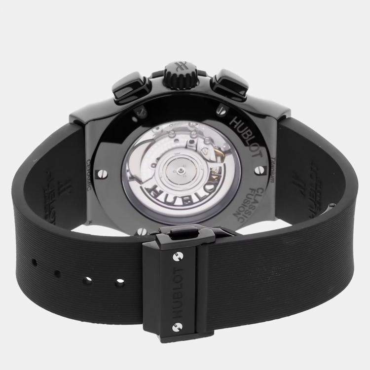 Pre Owned Pre-Owned Hublot Classic Fusion Chronograph Black Magic 521.CM.1771.RX 45 mm