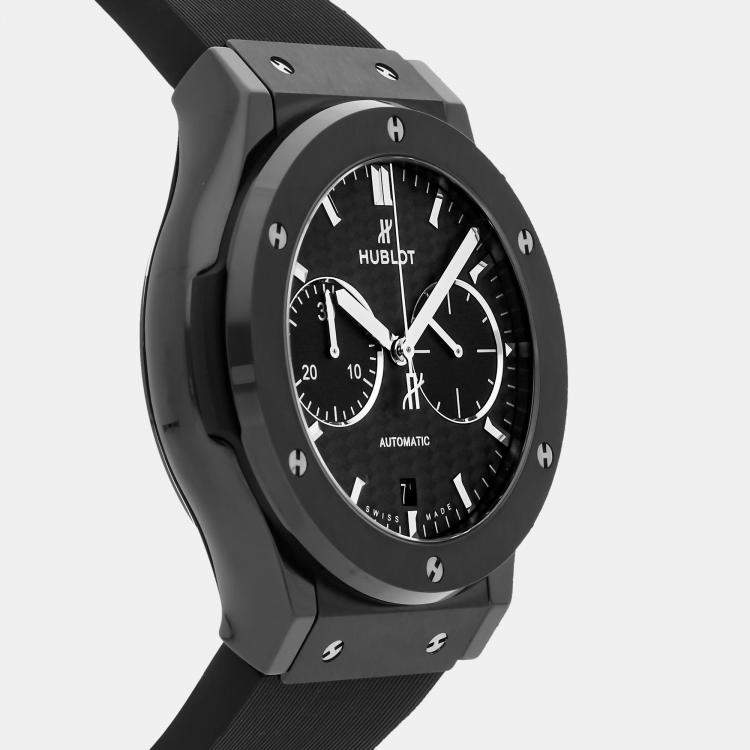 Pre Owned Pre-Owned Hublot Classic Fusion Chronograph Black Magic 521.CM.1771.RX 45 mm