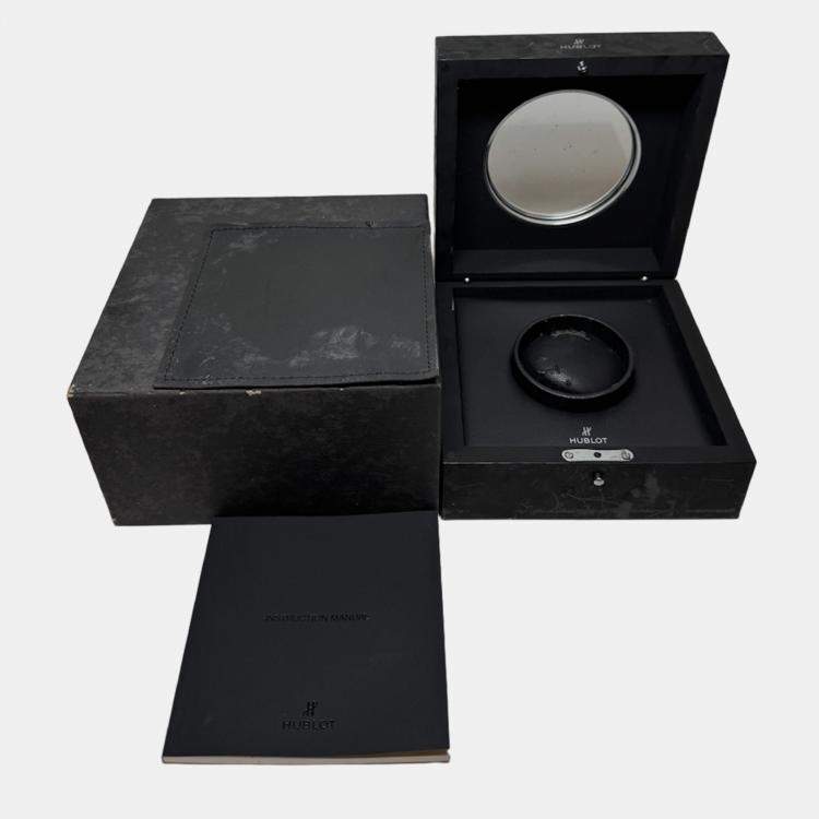 مملوكة مسبقًا Hublot Big Bang Unico Ferrari Limited Edition 402.OX.0138.WR Automatic Black Dial 18k Rose Gold Men's Wristwatch 45mm