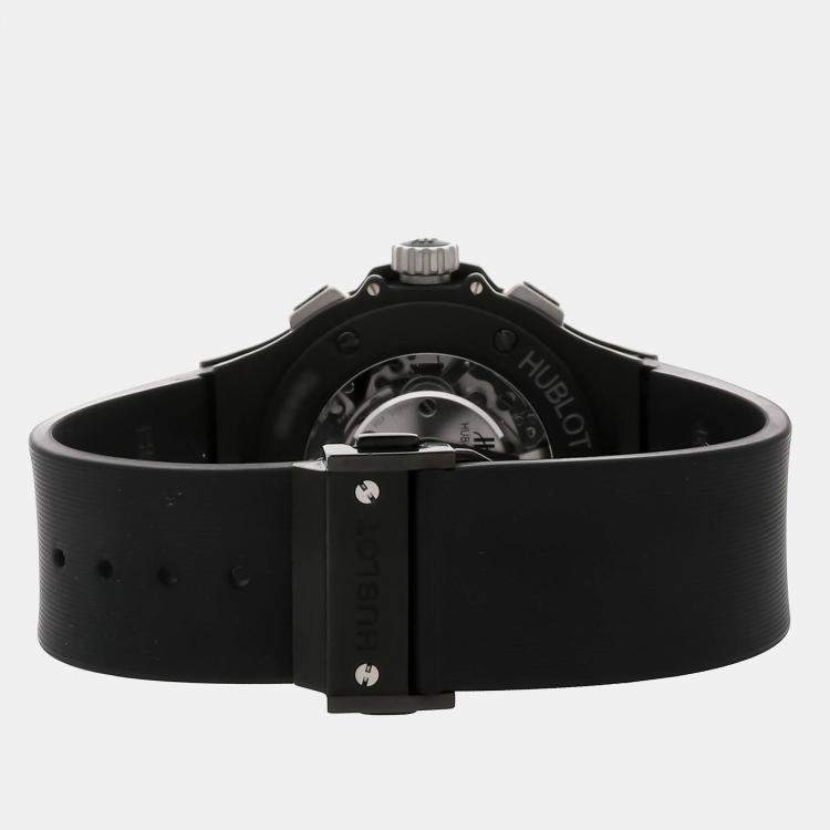 Pre Owned Pre-Owned Hublot Big Bang Chronograph 301.CI.1770.RX Black Automatic Ceramic Men's Wristwatch 44 MM