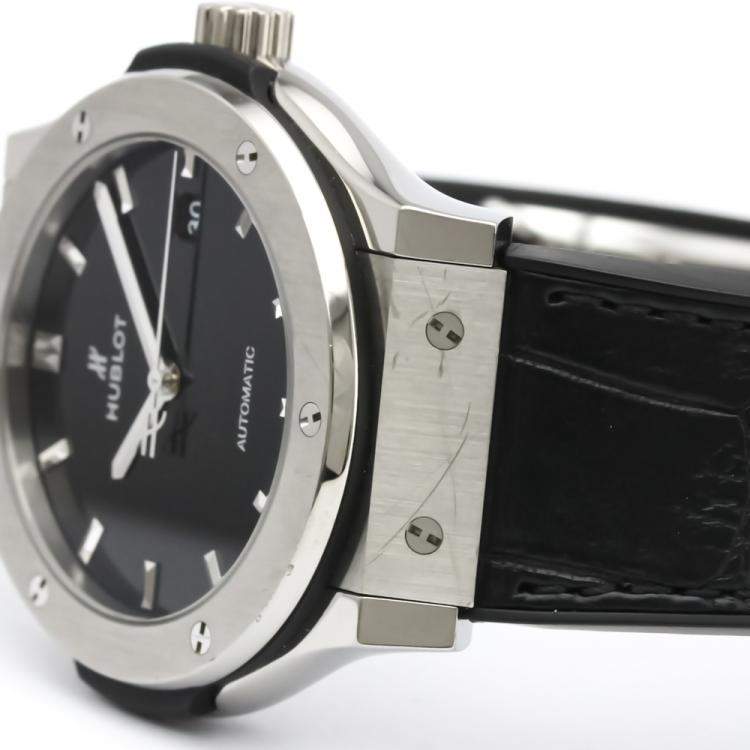 Pre Owned Hublot  Titanium Classic Fusion Automatic