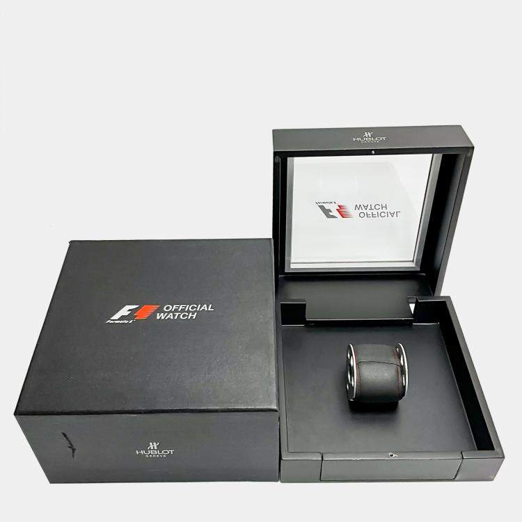 Pre Owned Hublot King Power 703.QM.1129.HR.FIL11 Automatic Black Carbon Fiber Men’s Wristwatch 48mm