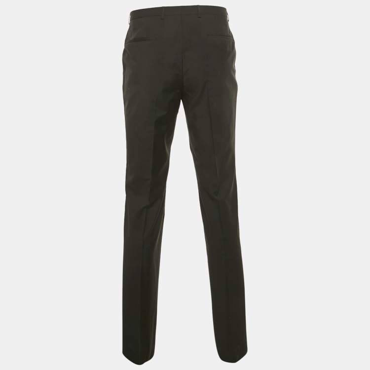 Pre Owned Hugo Hugo Boss Black Wool Trousers XL