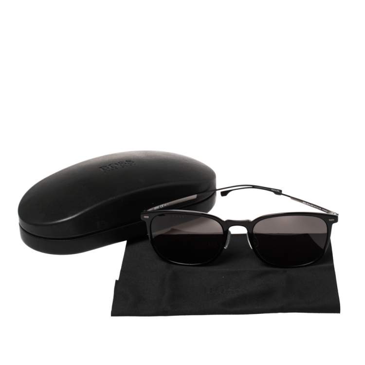 Pre Owned Hugo Boss Black 0974/S 807IR Square Sunglasses