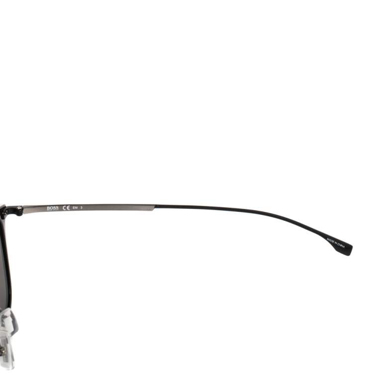 Pre Owned Hugo Boss Black 0974/S 807IR Square Sunglasses