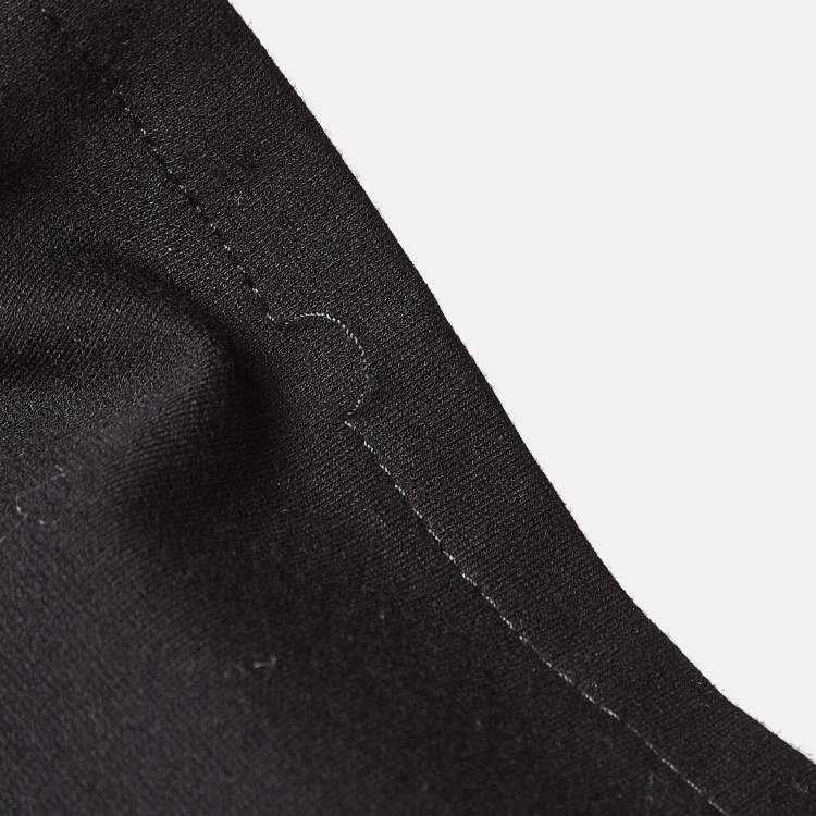 Pre Owned Hugo Boss Black Stretch Crepe Formal Trousers L