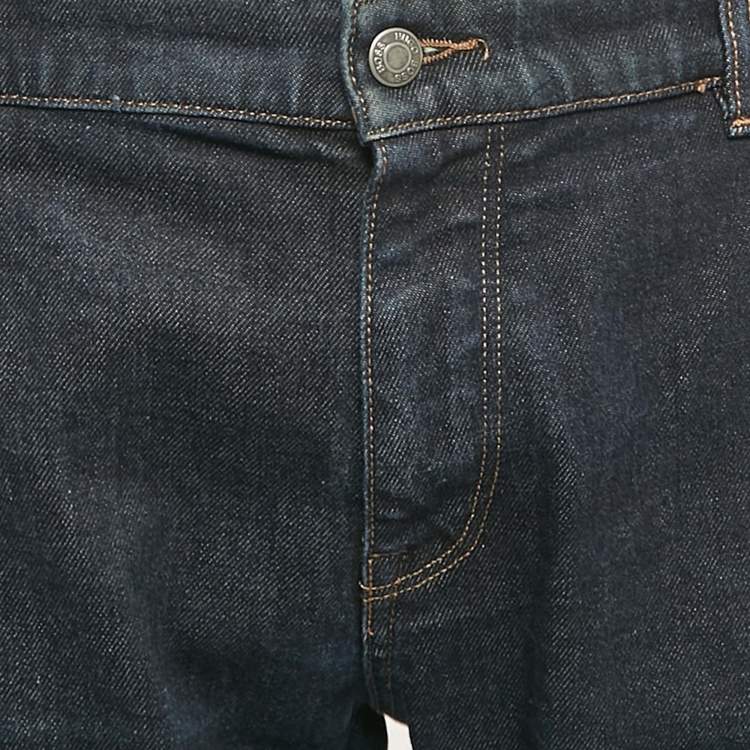 Pre Owned Hugo Boss Navy Blue Candiani Denim Jeans XXXL Waist 40"