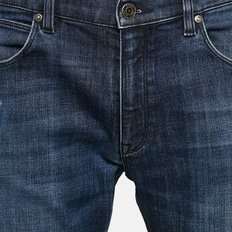 Pre Owned Hugo by Hugo Boss Blue Denim Hugo 708 Slim Fit Jeans XL/Waist 38"