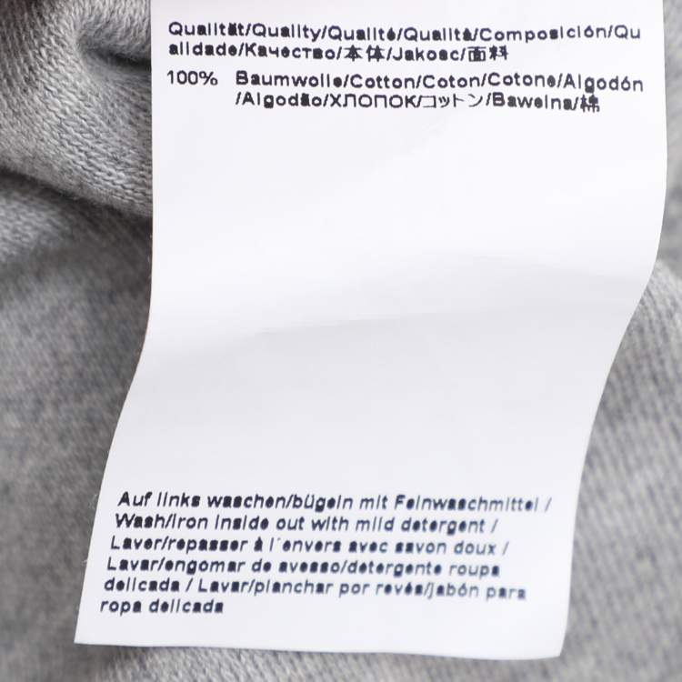 Pre Owned Hugo by Hugo Boss Grey Jersey Joggers L