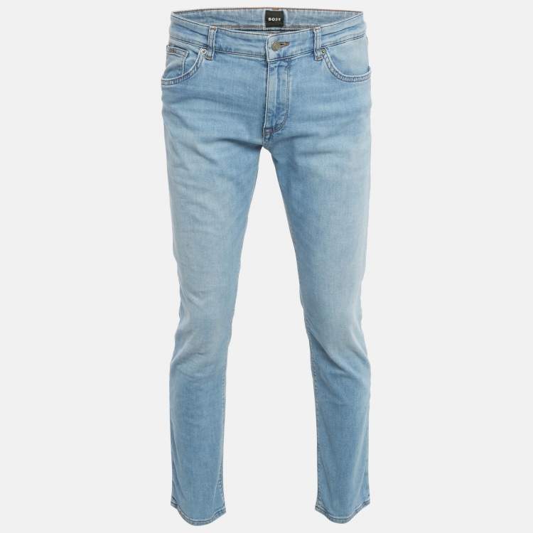 Pre Owned Boss by Hugo Boss Blue Denim Maine Regular Fit Jeans L