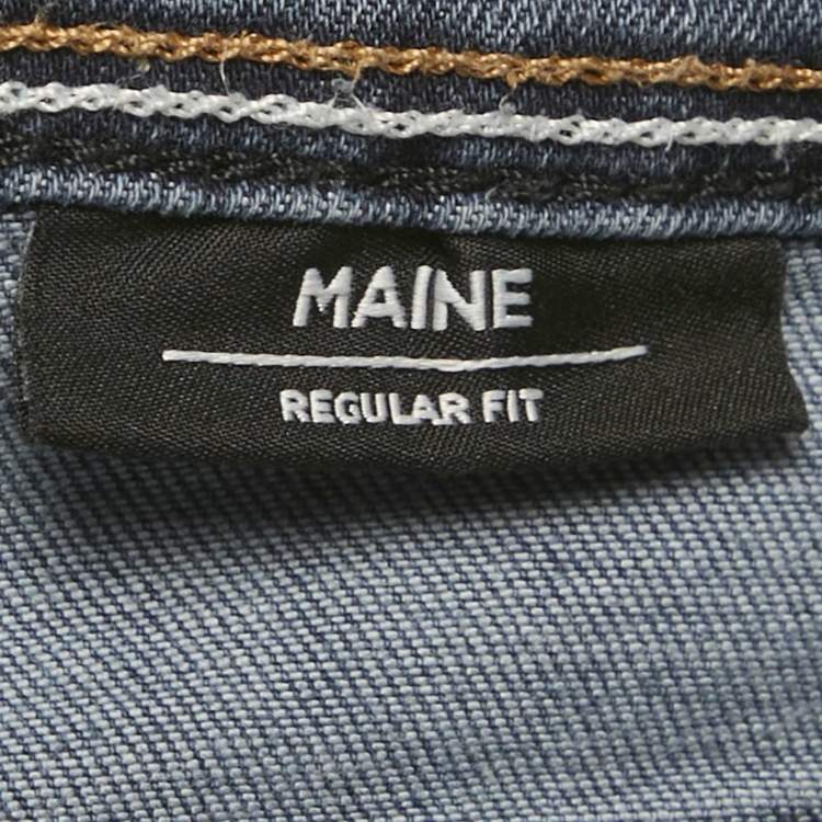 Pre Owned Boss by Hugo Boss Dark Blue Denim Maine Regular Fit Jeans L