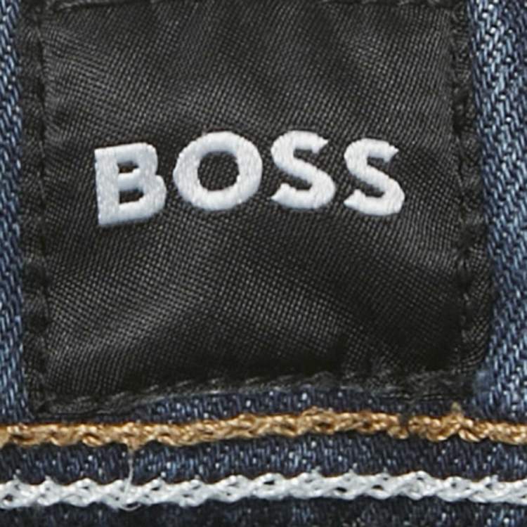 Pre Owned Boss by Hugo Boss Dark Blue Denim Maine Regular Fit Jeans L