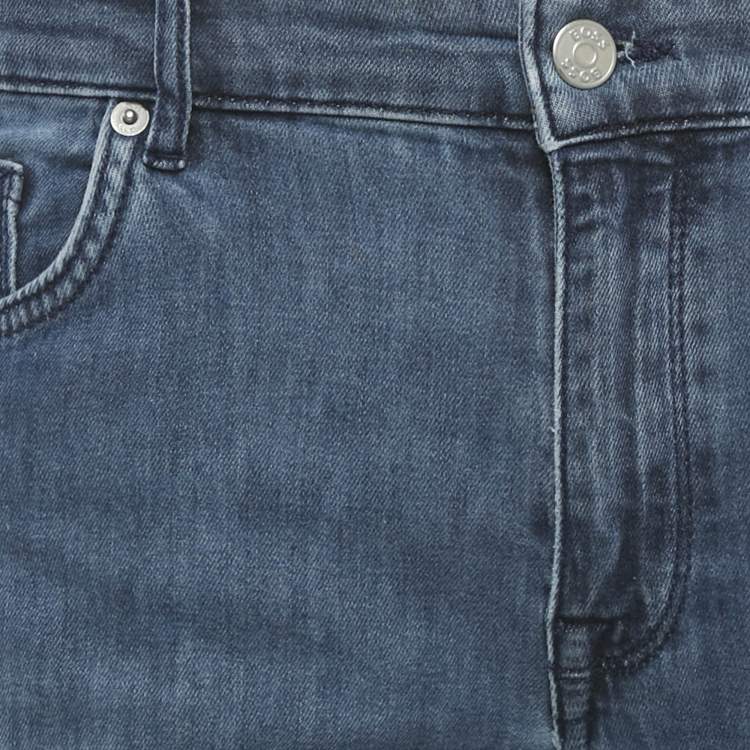 Pre Owned Boss by Hugo Boss Dark Blue Denim Maine Regular Fit Jeans L