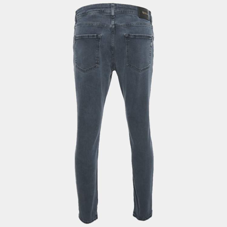 Pre Owned Boss by Hugo Boss Blue Denim Re-Maine Jeans L