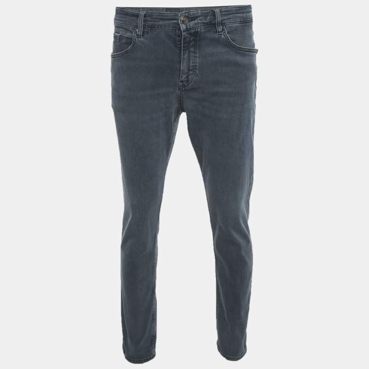 Pre Owned Boss by Hugo Boss Blue Denim Re-Maine Jeans L