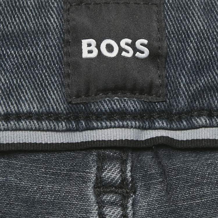 Pre Owned Boss by Hugo Boss Blue Denim Re-Maine Jeans L