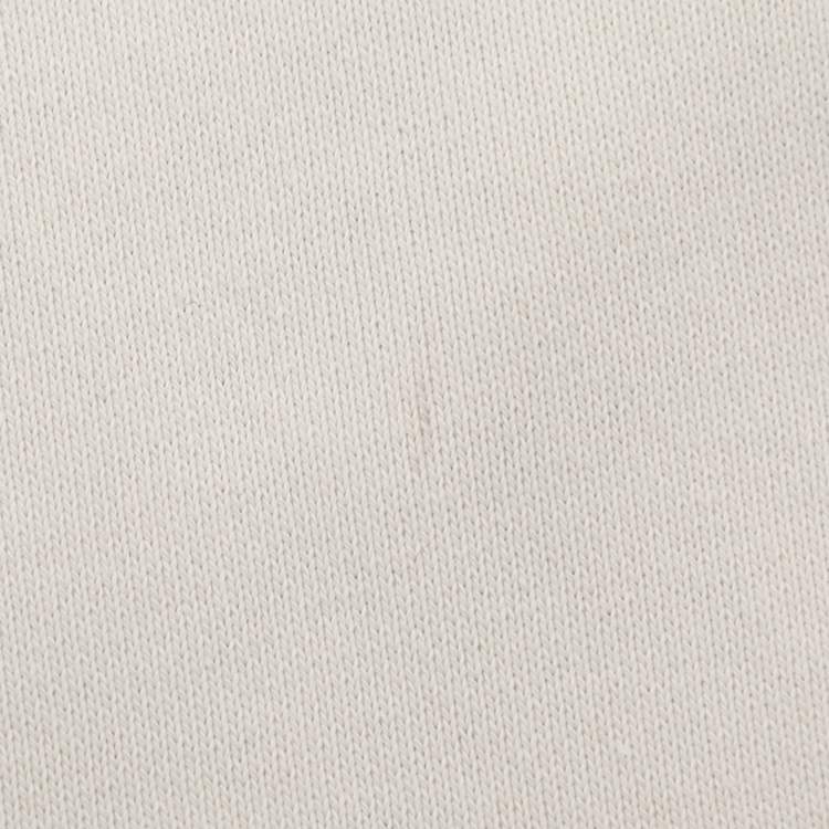 مملوكة مسبقًا Hugo Boss Cream Jersey Logo Print Drawstring Jogger Pants XL