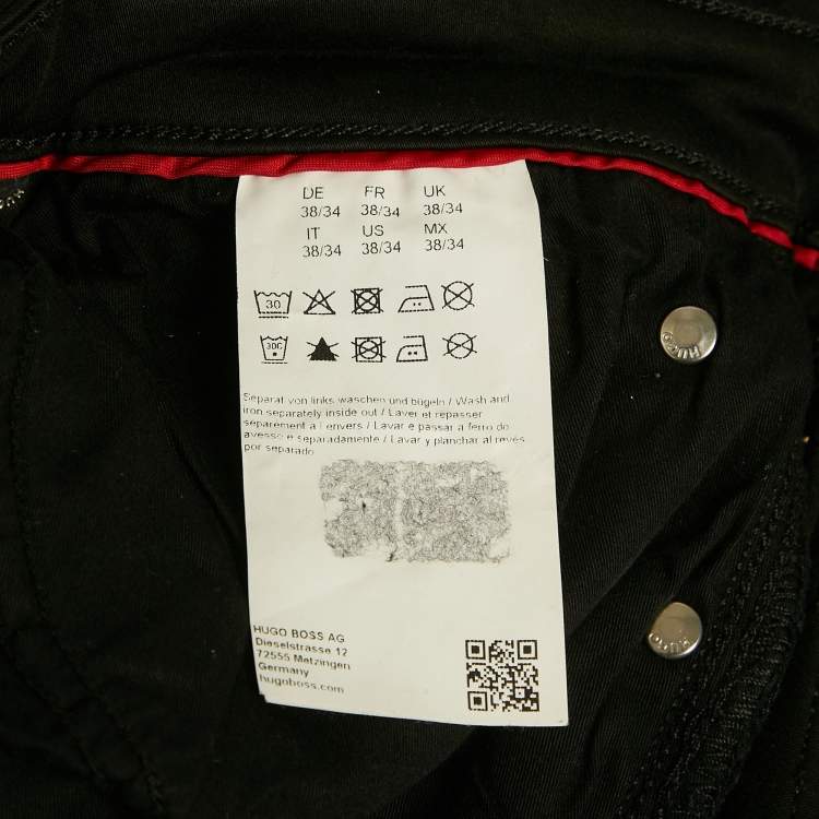 Pre Owned Hugo Boss Black Modal Stretch Fit Jeans XXL