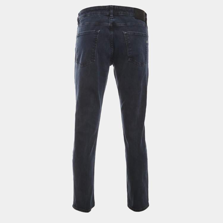 Pre Owned Boss by Hugo Boss Blue Denim Re-Maine Regular Fit Jeans L/Waist 34"