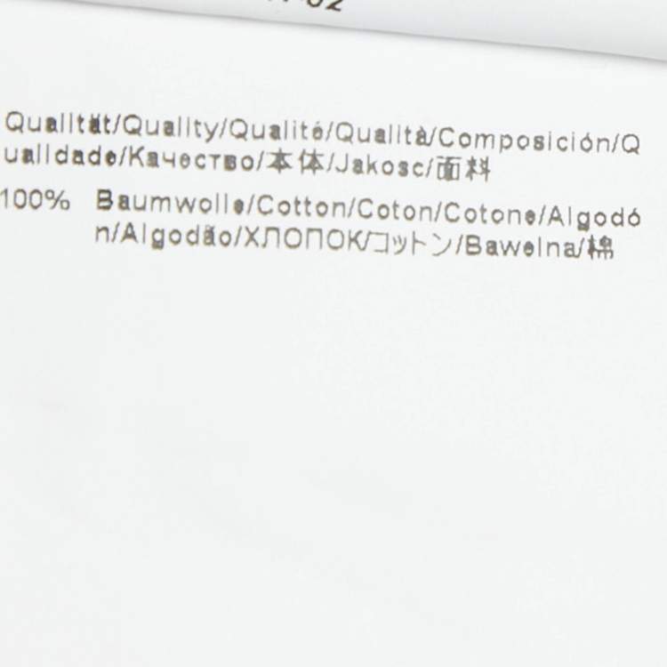 Pre Owned Hugo Boss Red Label White Textured Extra Slim Fit Shirt XL