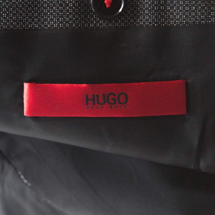 Pre Owned Hugo By Hugo Boss Anthracite Grey Wool Adris3/Heibo3 Tailored Blazer 3XL