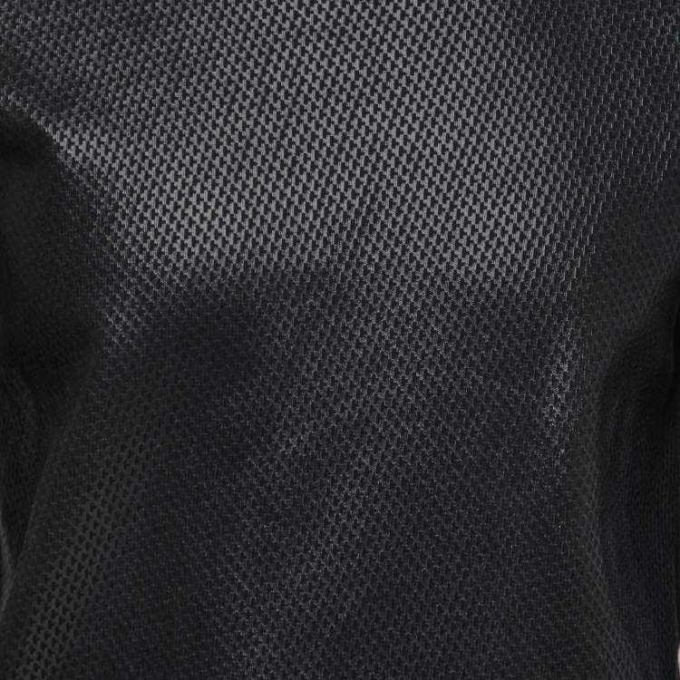 Pre Owned Hugo Boss Black Cotton Crewneck Sweatshirt M