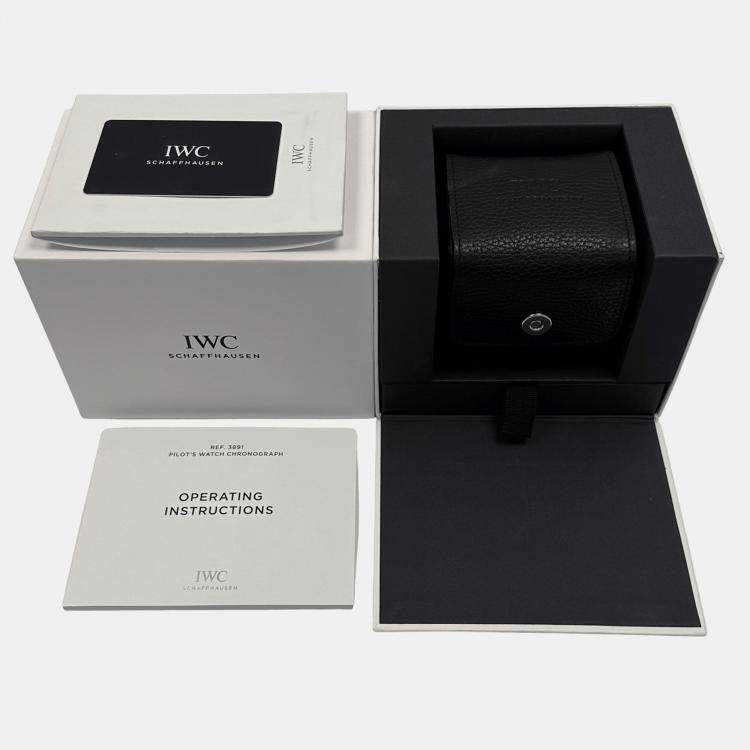 Pre Owned IWC Black Ceramic Pilot's IW3891-08 Automatic Men's Wristwatch 44 mm