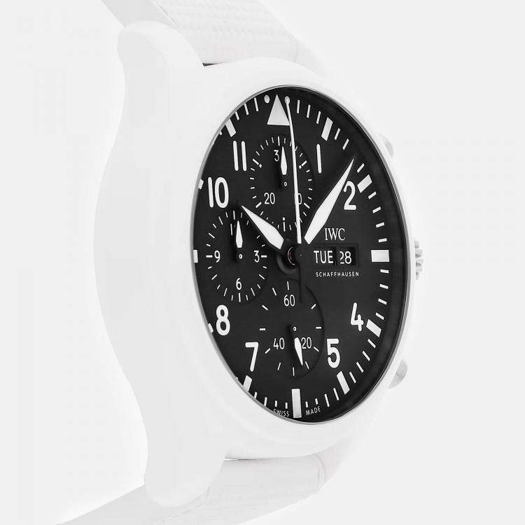 مملوكة مسبقًا ساعة طيار كرونوغراف طوب غون إيديشن "ليك تاهو" IW3891-05 مقاس 44.5 مم مستعملة IWC