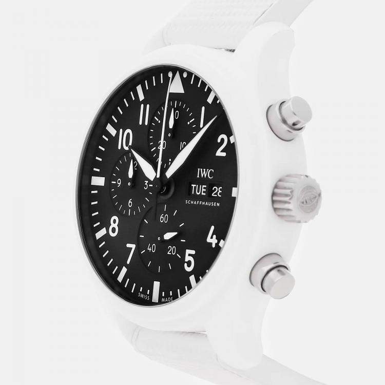 مملوكة مسبقًا ساعة طيار كرونوغراف طوب غون إيديشن "ليك تاهو" IW3891-05 مقاس 44.5 مم مستعملة IWC