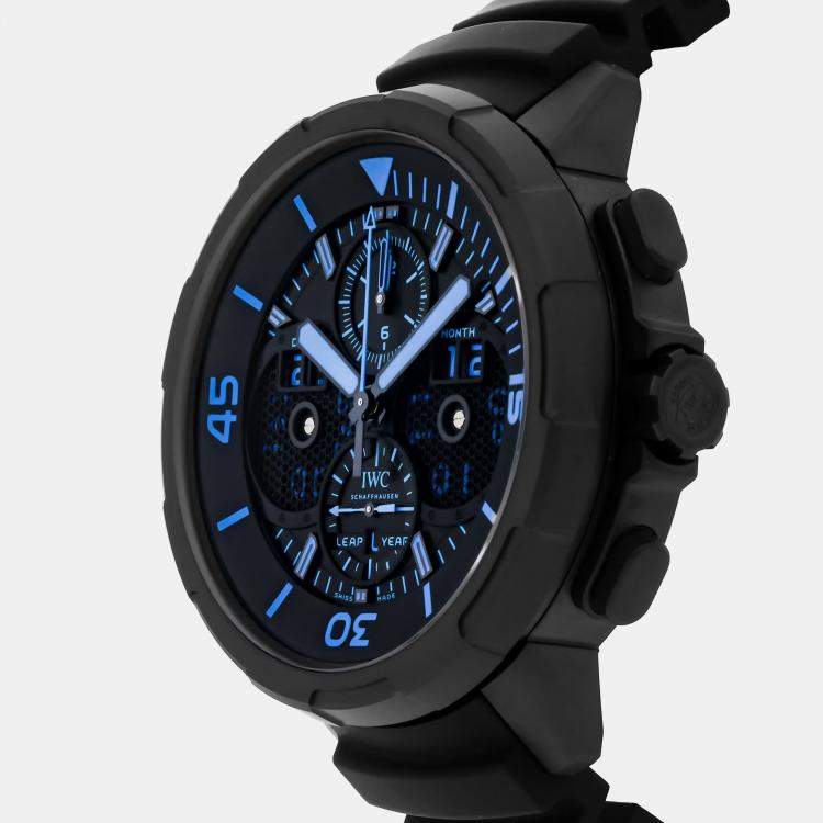 Pre Owned IWC Aquatimer Perpetual Calendar Digital Date-Month Limited Edition IW379406 Automatic Men's Wristwatch 49 mm
