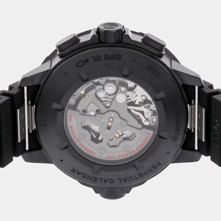 Pre Owned IWC Aquatimer Perpetual Calendar Digital Date-Month Limited Edition IW379406 Automatic Men's Wristwatch 49 mm