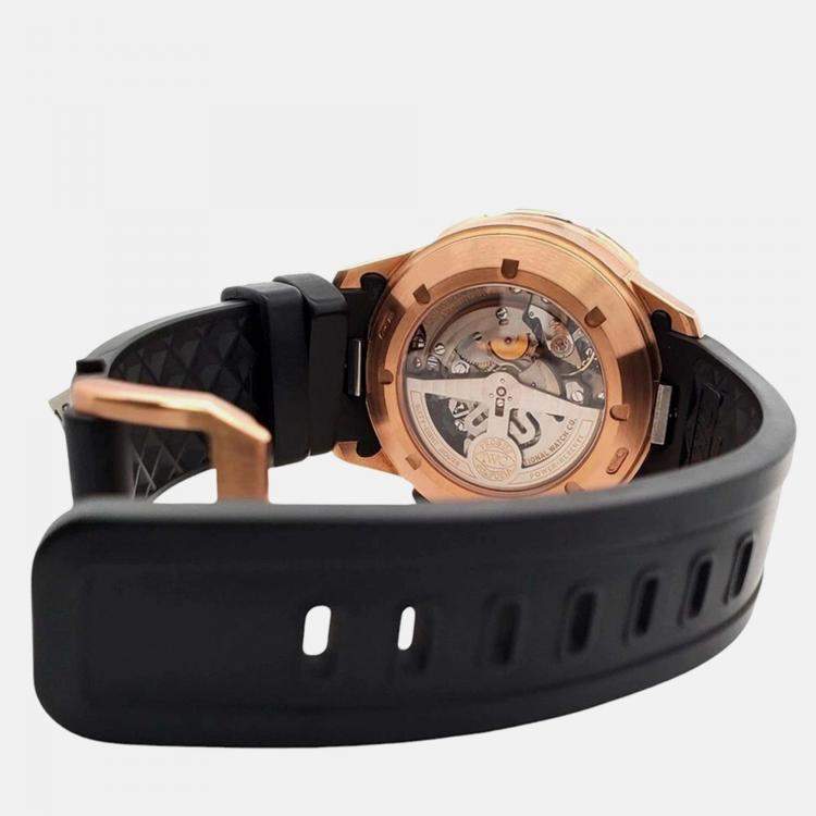 Pre Owned IWC Aquatimer IW376903 Automatic 18K Rose Gold Men’s Wristwatch 44 mm