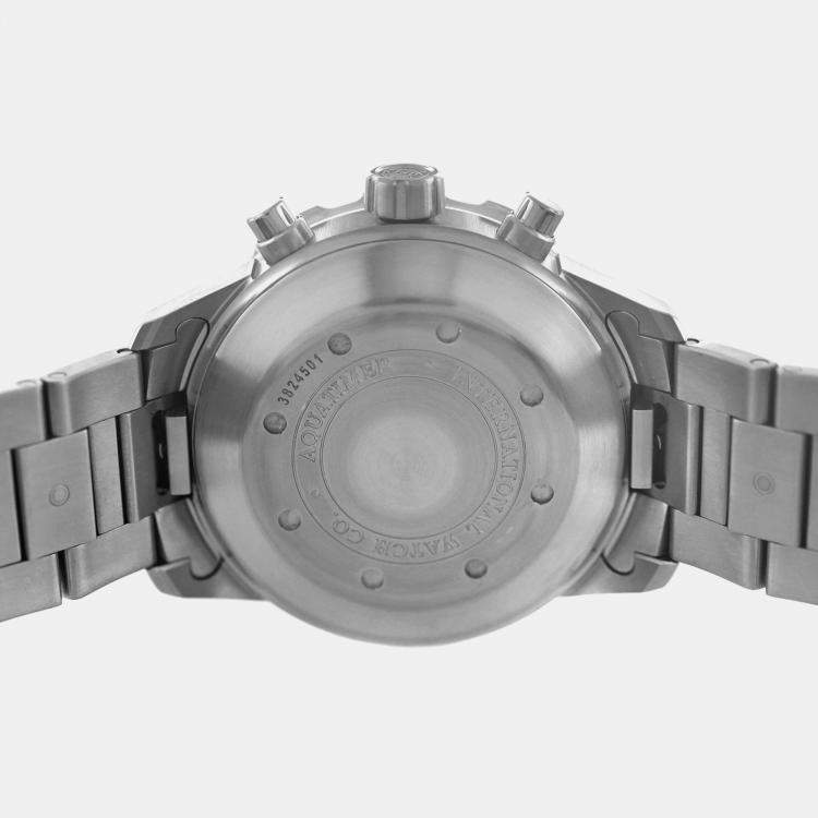 Pre Owned IWC Aquatimer IW376710 Automatic Blue Stainless Steel Men's Wristwatch 44 mm