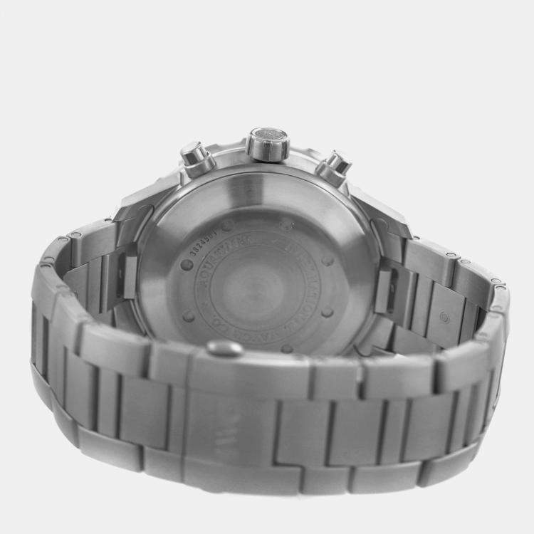 Pre Owned IWC Aquatimer IW376710 Automatic Blue Stainless Steel Men's Wristwatch 44 mm