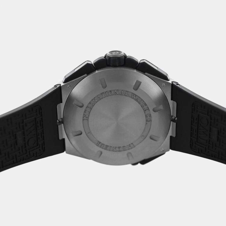Pre Owned IWC Ingenieur IW376501 Automatic Black Titanium Men's Wristwatch 45 mm