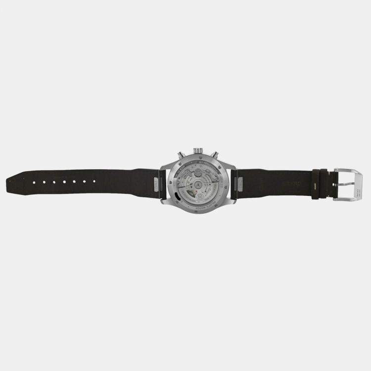Pre Owned IWC Pilot's IW378003 Automatic Blue Stainless Steel Men's Wristwatch 43 mm