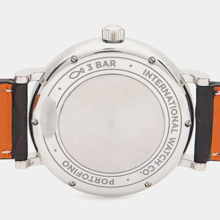 مملوكة مسبقًا IWC Portofino Diamond IW458102 Automatic Stainless Steel Men's Wristwatch 37 mm